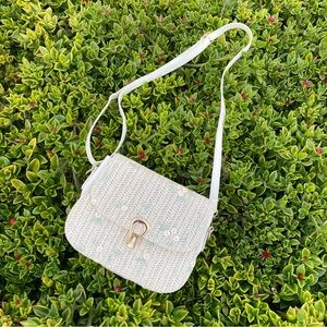 Francesca’s floral woven purse